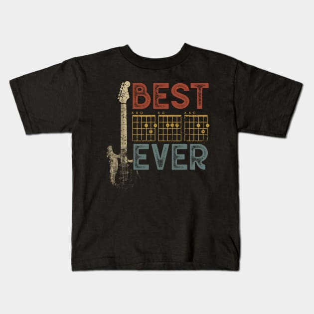 Best Guitar Dad Ever Shirt, Guitar Lover Shirt, Guitar Shirt, Guitarist Shirt, Funny Dad Shirt, Father's Day Shirt,Father's Day Gift Kids T-Shirt by Brlechery21